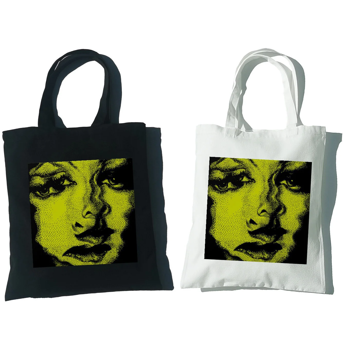 

Horror Punk Vintage Dark Large Capacity Cartoon Casual Women Canvas Bag Gothic Shopper Bag Ulzzang Women Shoulder Bags