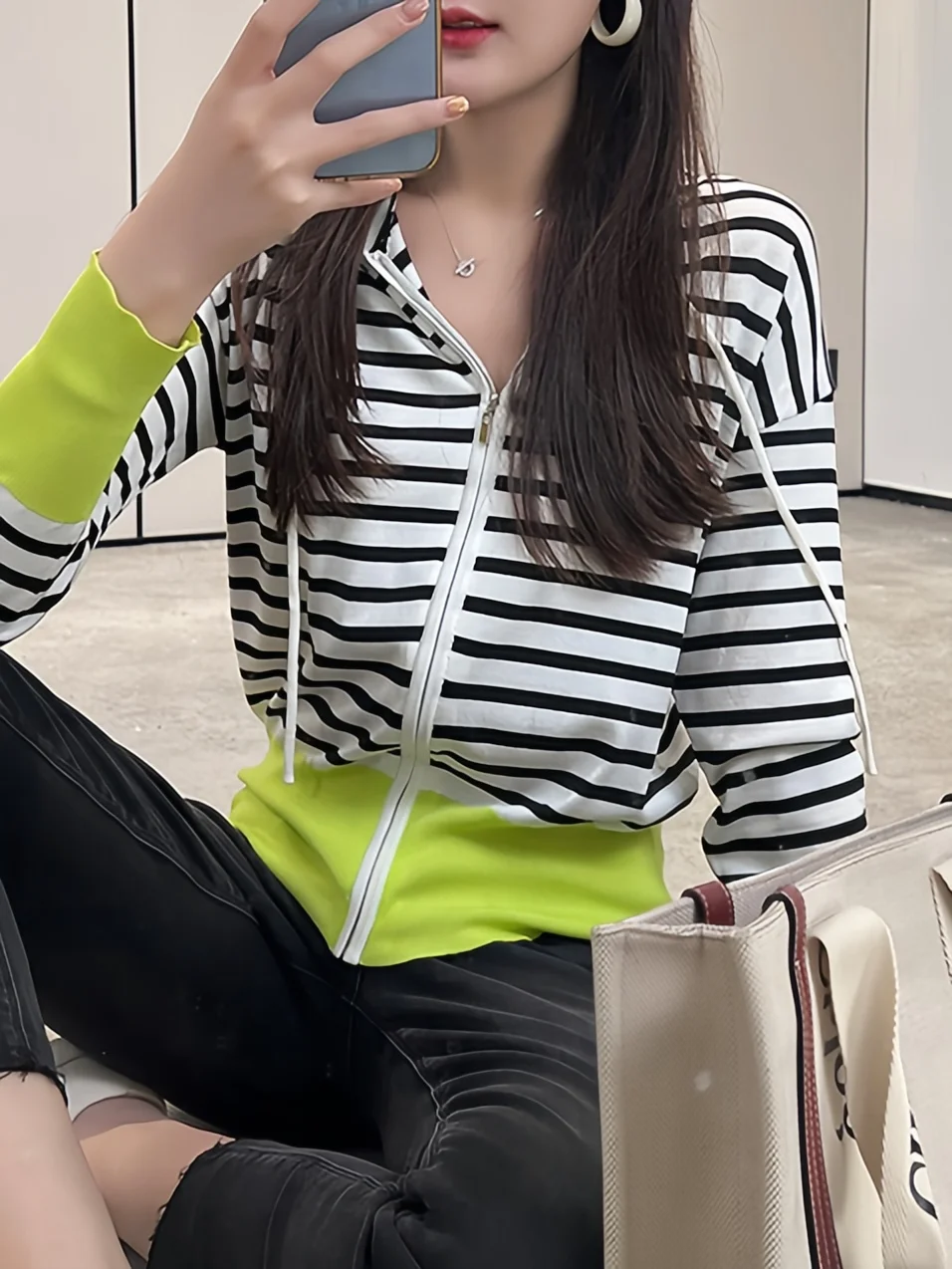 Женская Трикотажная Рубашка С Капюшоном Повседневная Универсальная Короткая