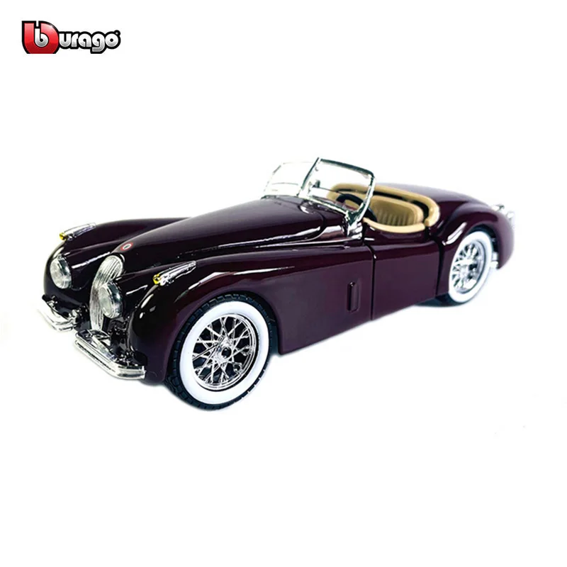 

Bburago 1:24 1951 Jaguar XK 120 Roadster alloy racing alloy luxury car die casting model toy collection gift classic car