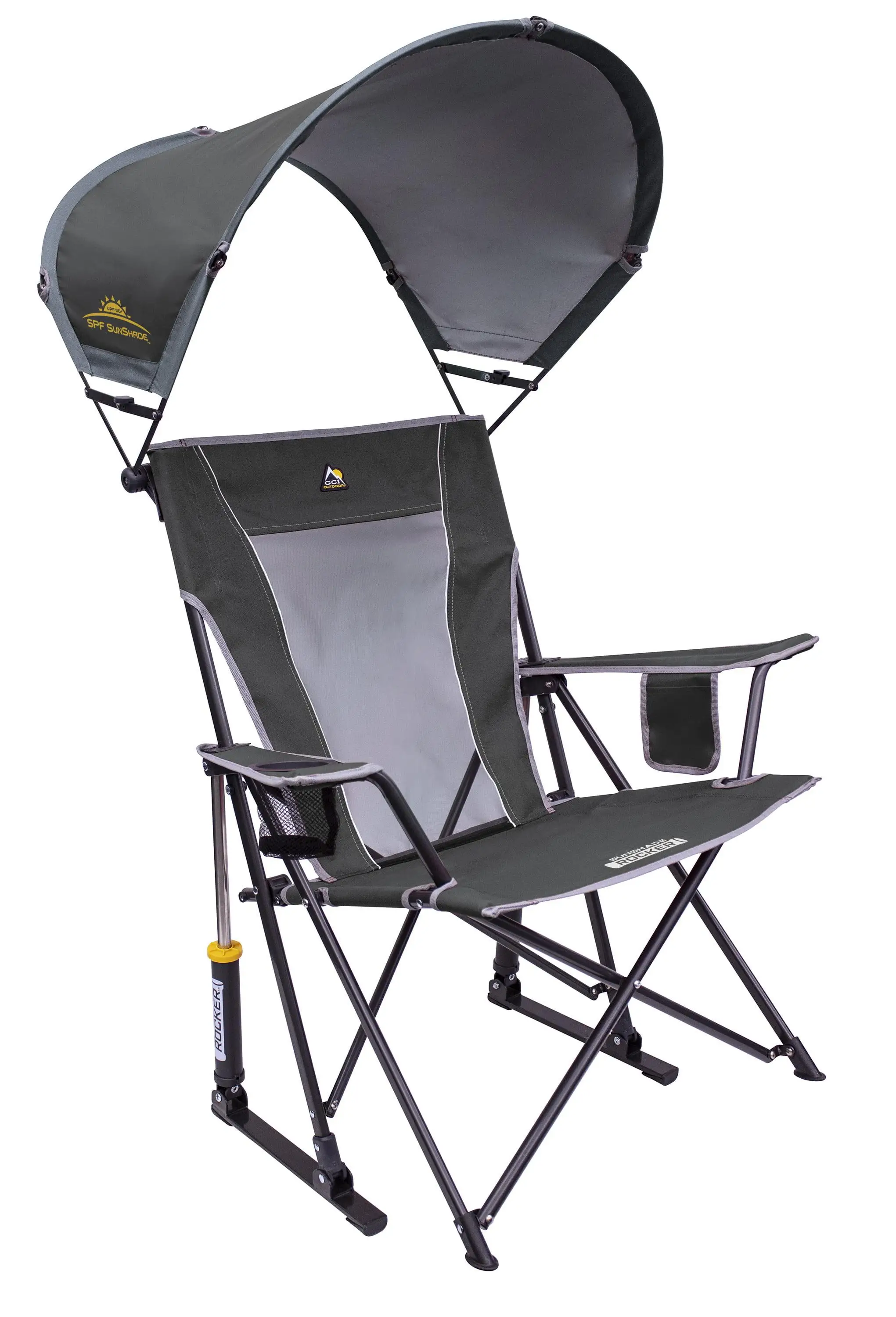 

Outdoor SunShade Rocker, Pewter