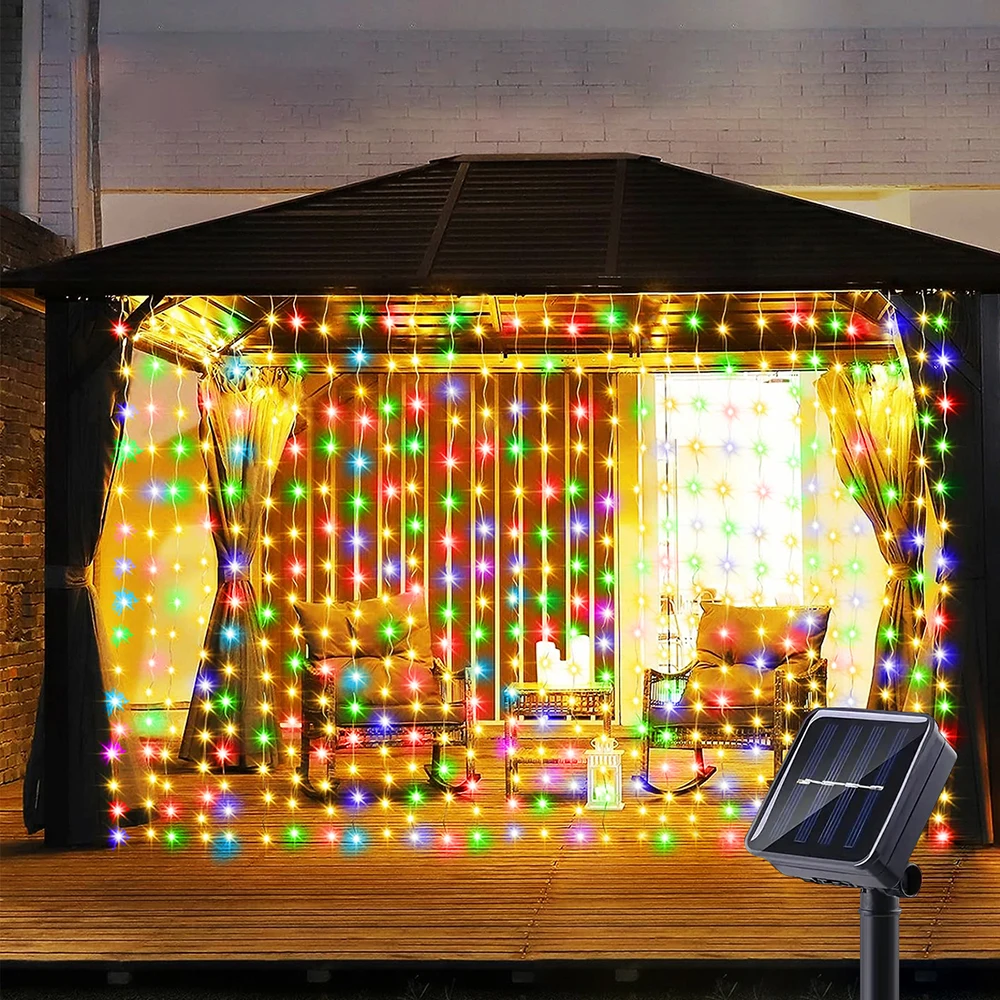 

Солнечная гирлянда OSIDEN 3х3М 300LED белая
