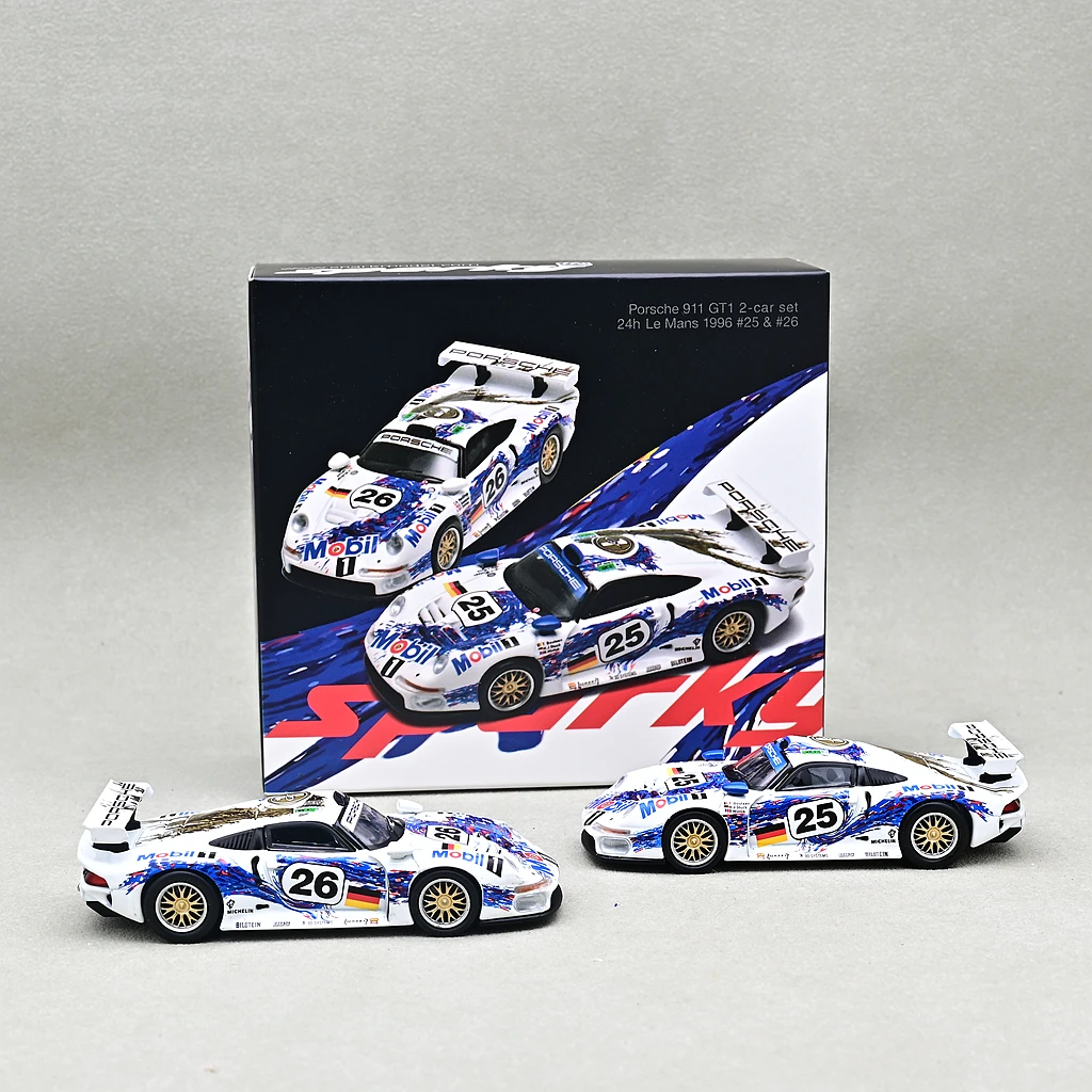 1:64 911 GT1 набор гоночных автомобилей из сплава, литая под давлением миниатюрная модель моделирования, украшение для взрослых, игрушка для мальчиков, подарок на детский фестиваль (art.: 3920cee2f07ba) - 3920cee2f07ba