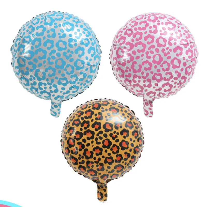 

5 шт./комплект, фольгированные шары с леопардовым принтом