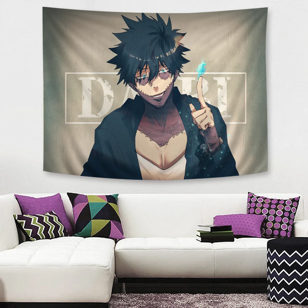 Гобелен My Hero Academia Dabi - Богемный Хиппи Настенный Подвесной Полиэстер Хлопок