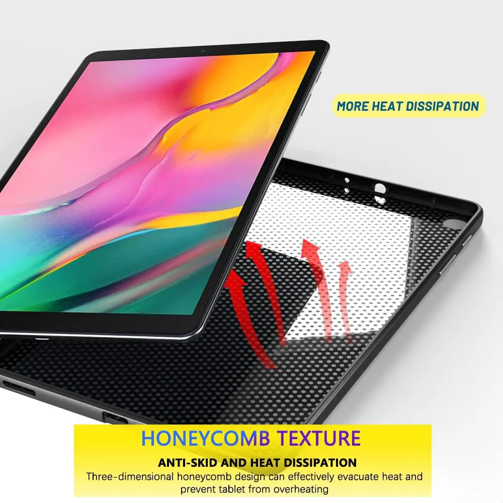 Черный защитный чехол для Samsung Galaxy Tab A 8 0 &quot10 1&quot 2019 SM-T290 T295 T515 T510 противоударный