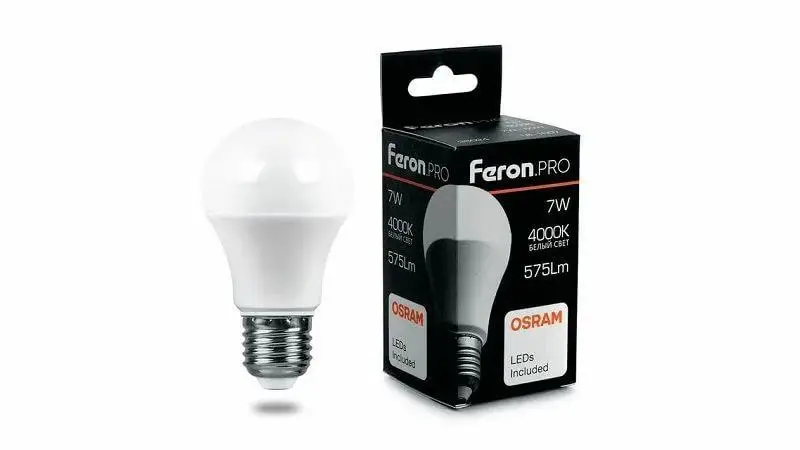 Лампа светодиодная LED 17вт Е27 дневной Feron.PRO OSRAM (LB-1017) | Лампы и освещение