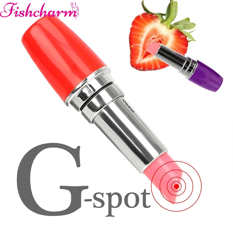Красочные помады Вибраторы пуля Вибрирующая Анальный Стимулятор клитора точки G