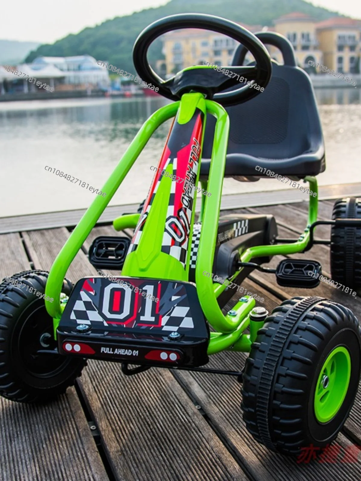 Детский четырехколесный карт педаль игрушечный педальный велосипед