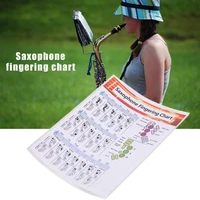 saxophone fingering chart durable coated paper music chords poster for teachers students coated paper saxophone chord diagram