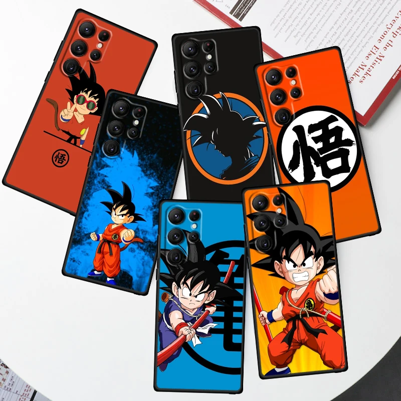 Чехол для телефона с Аниме D-Dragon Ball Z Сон Гоку Samsung Galaxy S24 S23 S22 S21 S20 FE S10 S10E Plus Ultra Pro Lite