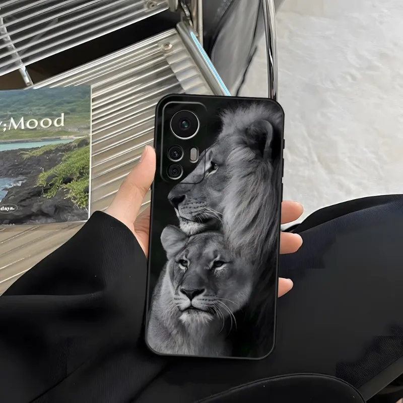 

King Of Beasts Lion Phone Case For Redmi Note11-11S 4G Pro Plus 11S 4G POCOX3 10A 10 C 9 8A 5G 9S 9T PRO 8 2022 Note10 4G Shell