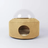 cat house space capsule skylight design removable and breathable cat nest