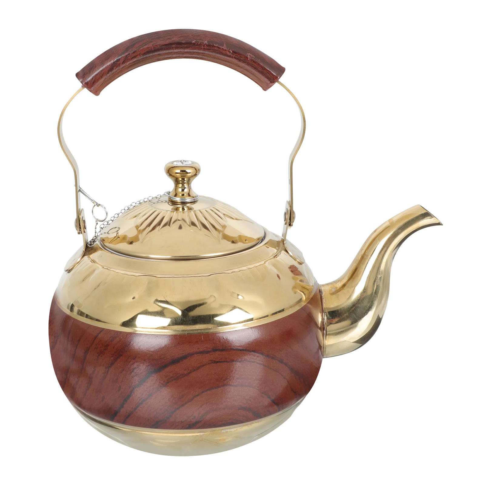 

Kettle Tea Teapot Pot Water Stovetop Coffee Steel Whistling Stainless Boiling Heating Stove Pour Metal Drip Outdoorover Camping