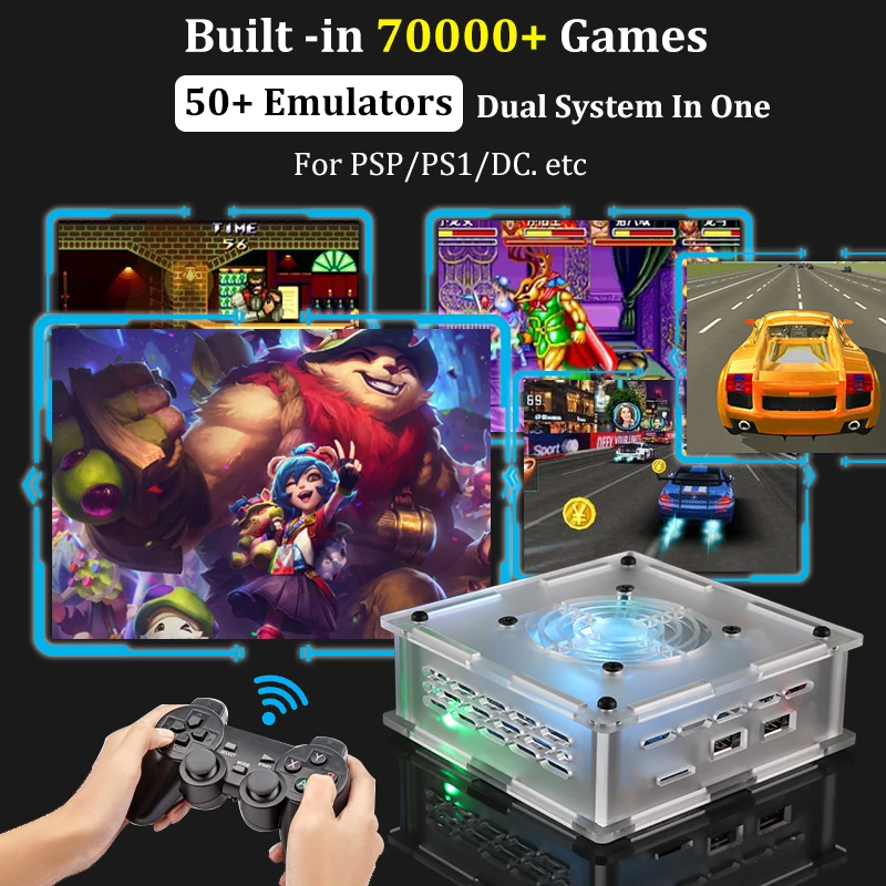 Консоль X Pro Max 70000 + игровая 50 для PSP/PS1/N64/NDS/DC | Электроника