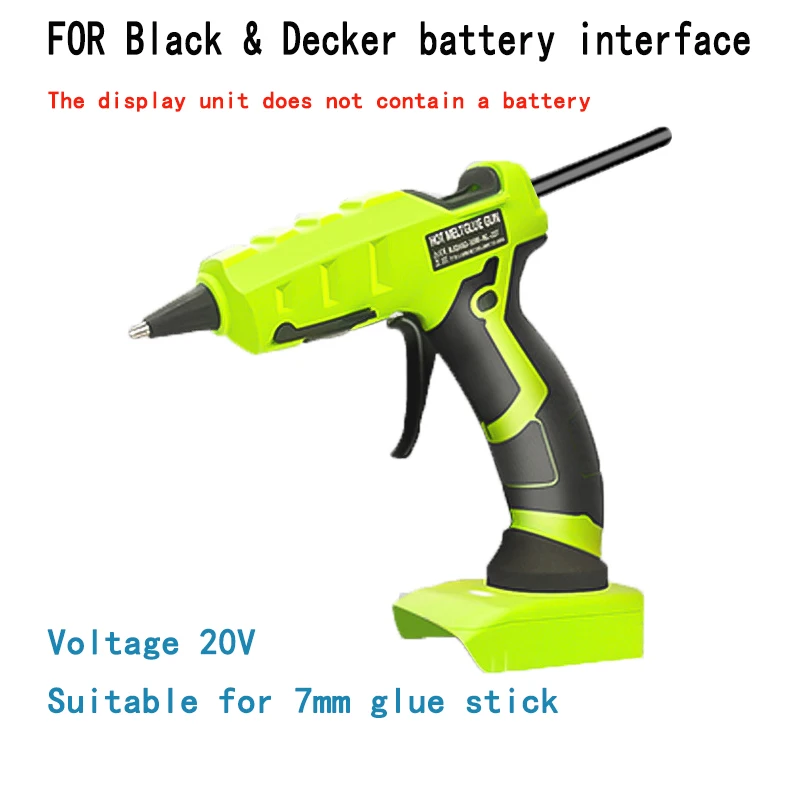 Беспроводной термоклеевой пистолет NL227C для Makita BL1830 Milwaukee Black Decker Dewalt DCB183 DCB609