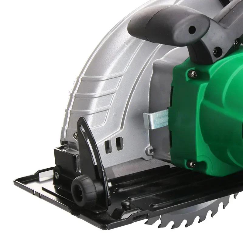 Зеленая 9-дюймовая пила высокой мощности для отрезки древесины 2200 Вт