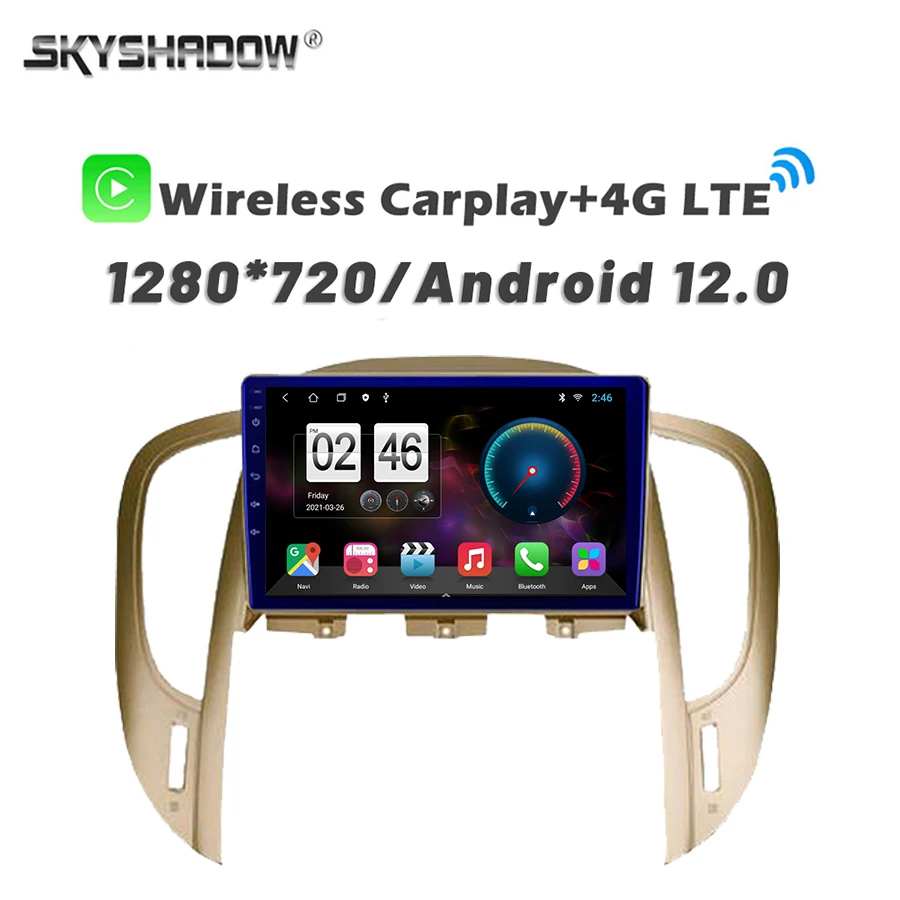 Автомобильный DVD-проигрыватель Carplay Auto Android 8. 0 8G + 1280G с камерой 720*360 GPS WIFI Bluetooth RDS
