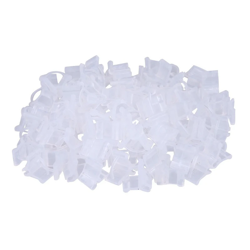 

Grafting Clip Transparent Gardening Tool 100 Pieces