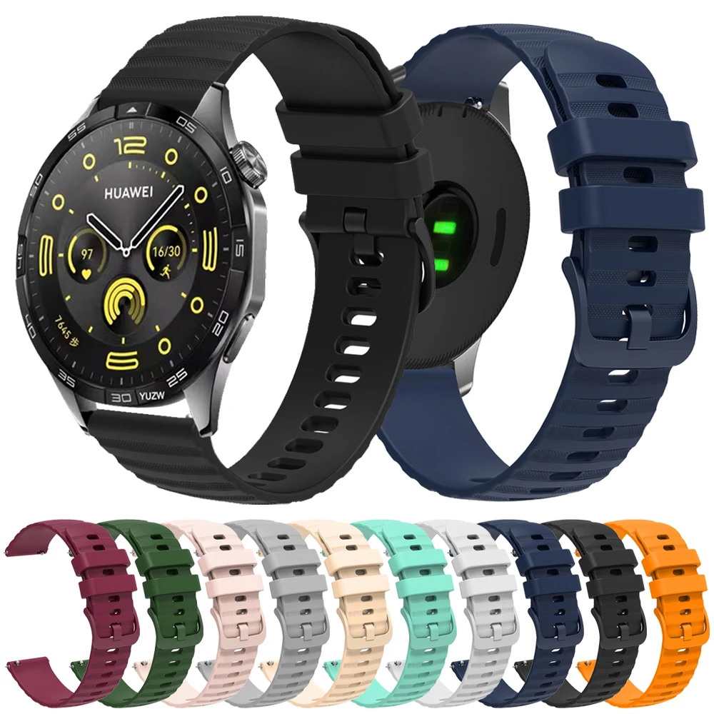 

Сменный ремешок для Huawei Watch GT4 gt 3/2 Pro WATCH 4 Pro Buds, силиконовый браслет для HONOR Watch 4 Pro GS Magic Watch 2 Band