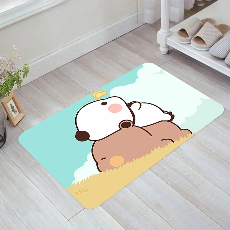 

Panda Bubu and Dudu Фланель Коврик