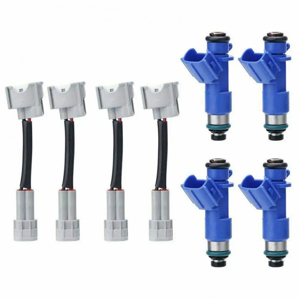 4Pcs Oil Injector 410cc Fuel Injection Nozzle Replacement 16450-RWC-A01 for AcuraRDX for Honda Fuel Oil Injection Nozzle