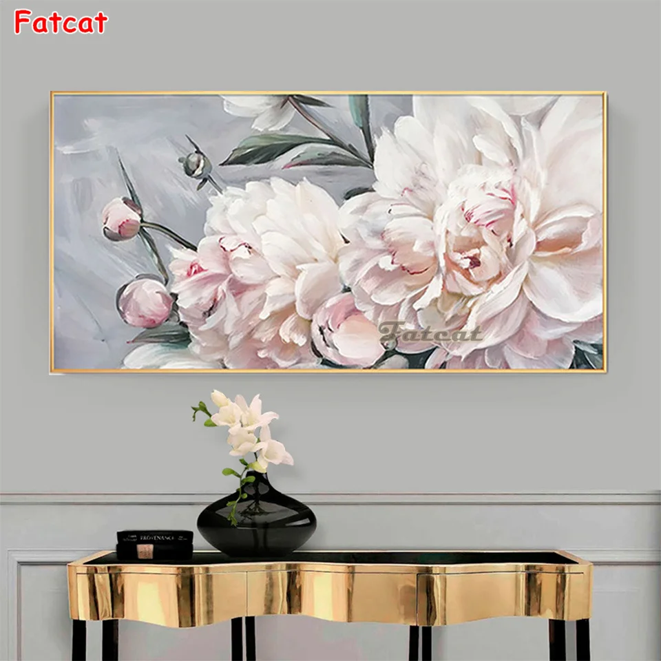 

Новое поступление, абстрактная мозаика с цветами в масляном стиле, картина большого размера, полноразмерная, квадратная/круглая, алмазная вышивка, Настенный декор PP4457