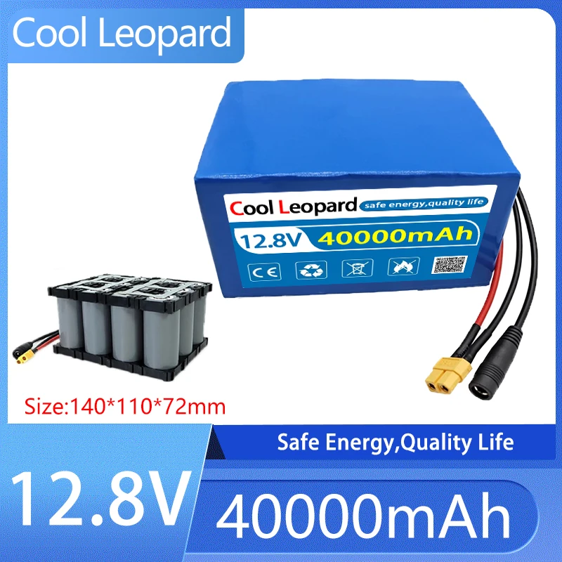 

Новый аккумулятор 4S3P 32700 12,8 В 40 Ач LiFePo4, Зарядка одного порта 40 А, для блока питания 12 В, Сменный аккумулятор для электролодки