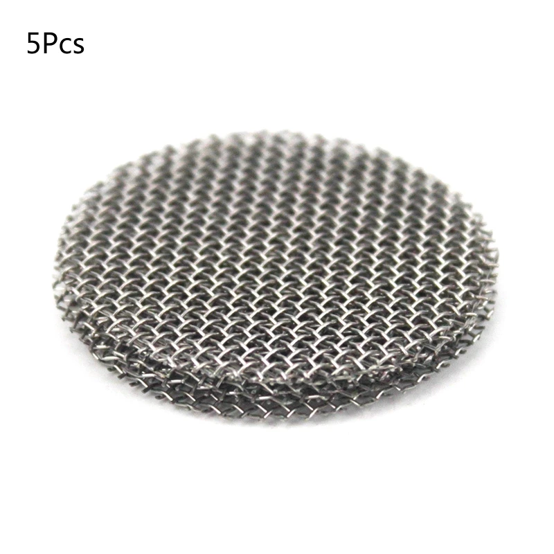 

Stainless Steel Hookah Filter Screen Gauze 5Pcs Smoking Water Pipe Tobacco for Men Outdoor Traveling Smoking Filters Accessories