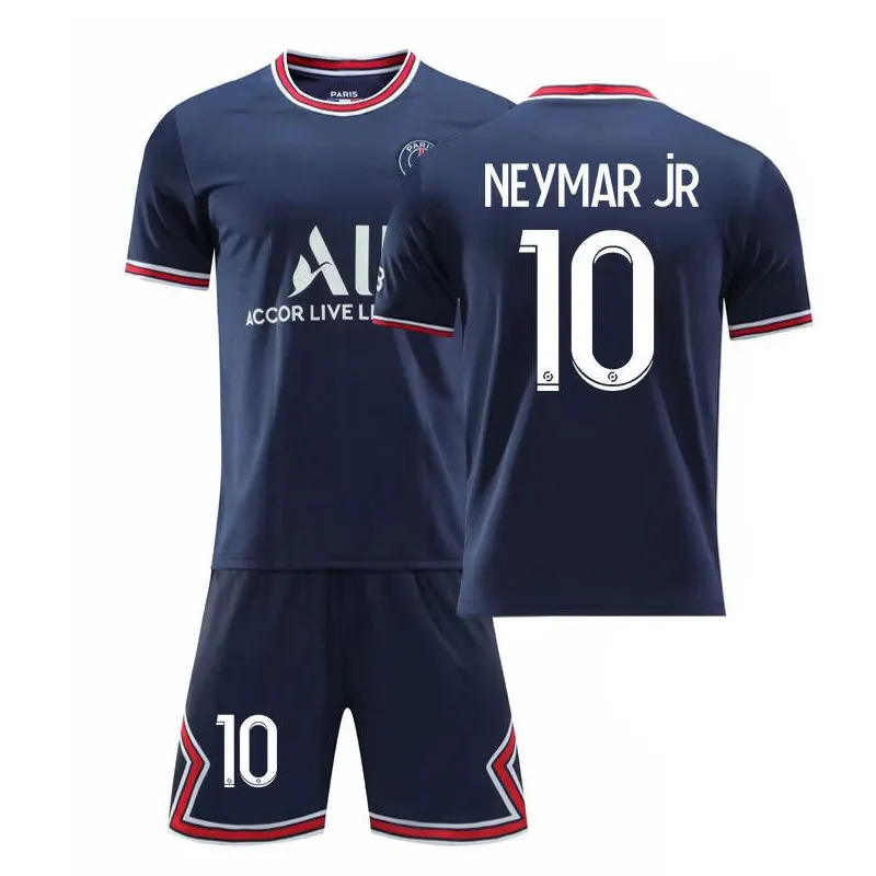 

children's Short Sleeve Two-piece Suit Quick-drying Tracksuit PSG Sportswear Casual Loose Sports Wear 4 5 6 7 8 9 10 11 12 13Yrs