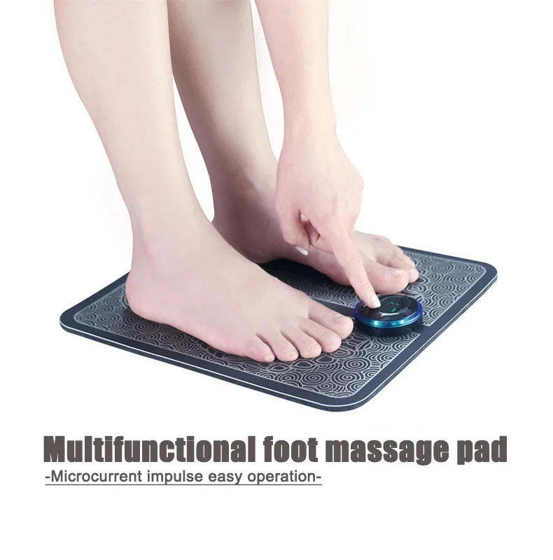 

Foldable Electric Foot Massage Pad Microcurrent Muscle Stimulator Blood Circulation Relief Fatigue EMS Fisioterapia Feet Mat
