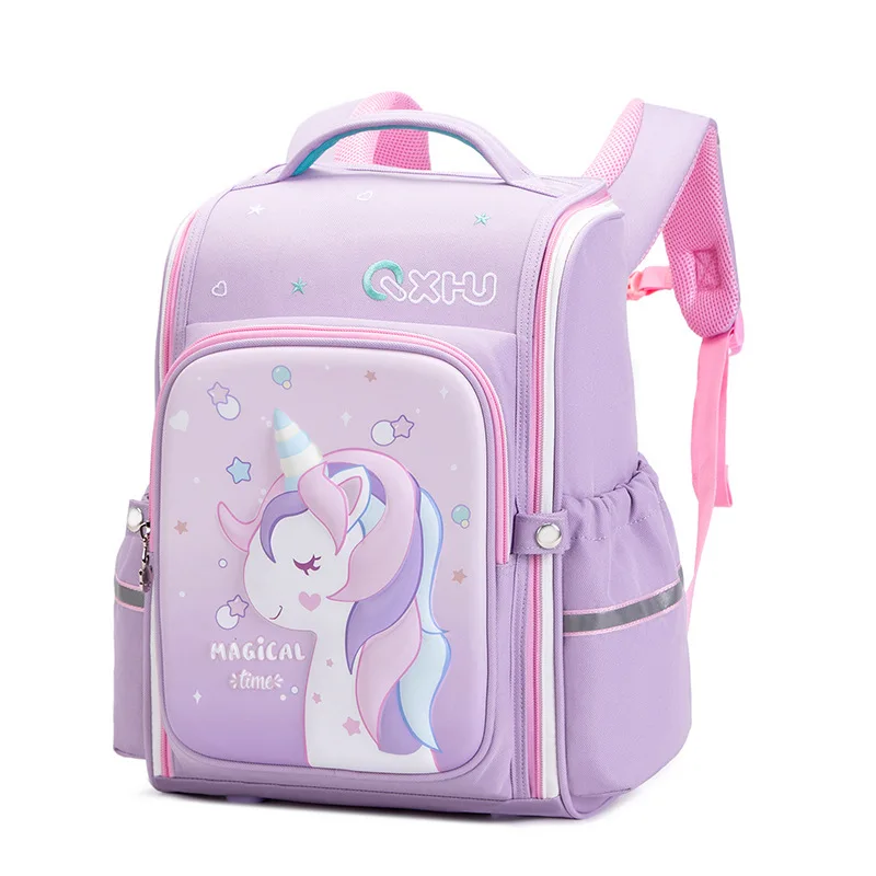 Grade 1-6 Children Dinosaur Unicorn Backpacks Girls Boys Student Schoolbags Primary Kids Anime Large Backpack Sac Licorne Hot