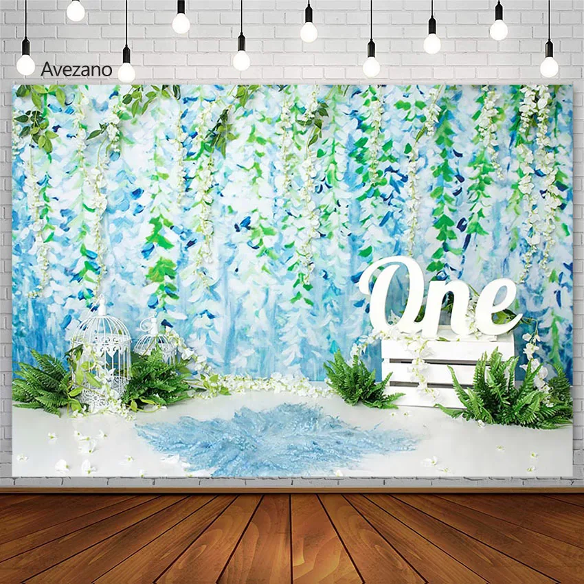 

Фон Avezano для фотосъемки весенний цветочный трава новорожденный 1-й День рождения цветок стена Портрет фон декор для фотостудии