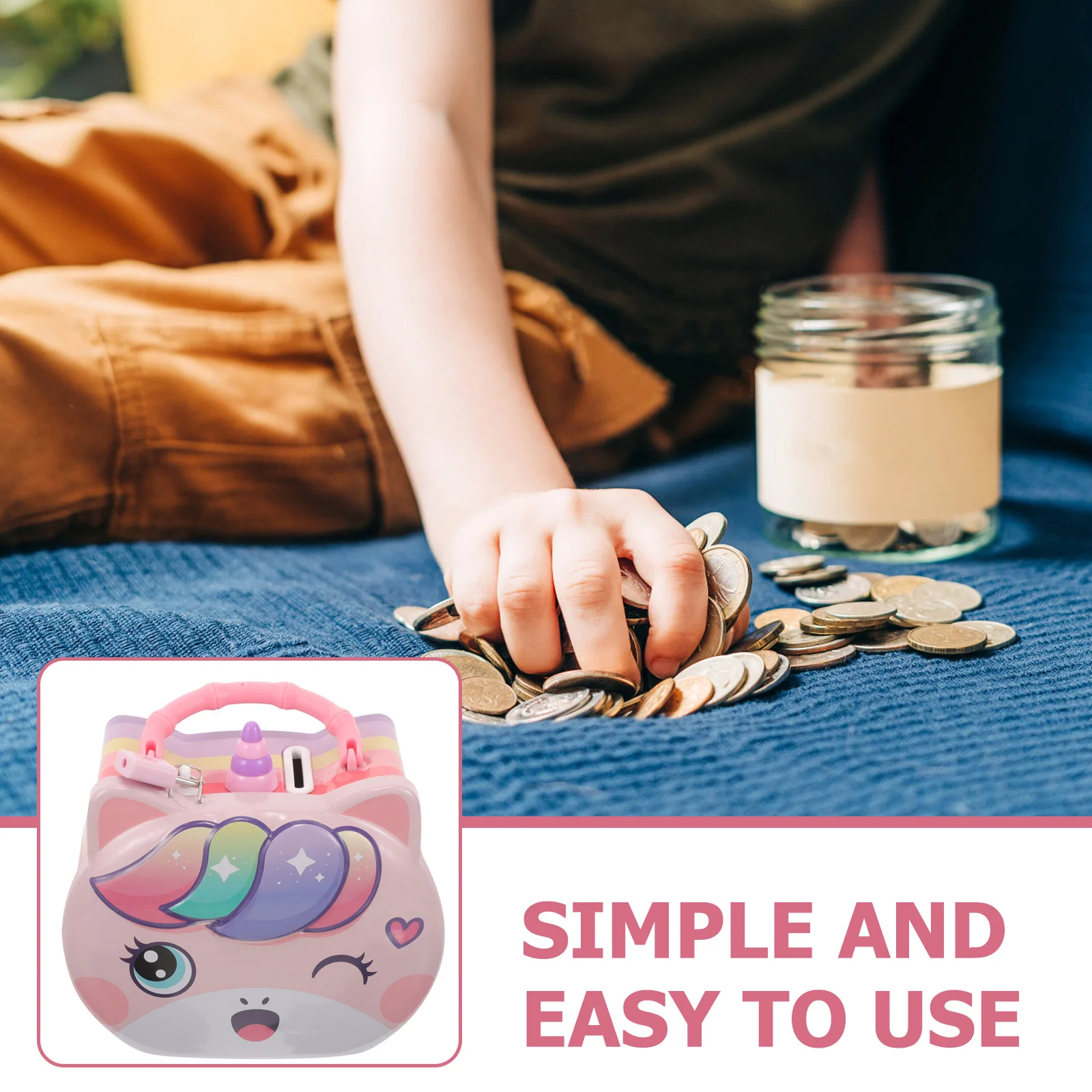 Children Piggy Bank Girl Unicorn Cute Coin for Kids piggy bank girls