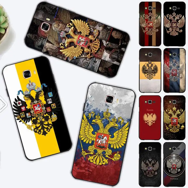 

Russia Russian Flags Emblem Phone Case for Samsung J 2 3 4 5 6 7 8 prime plus 2018 2017 2016 core