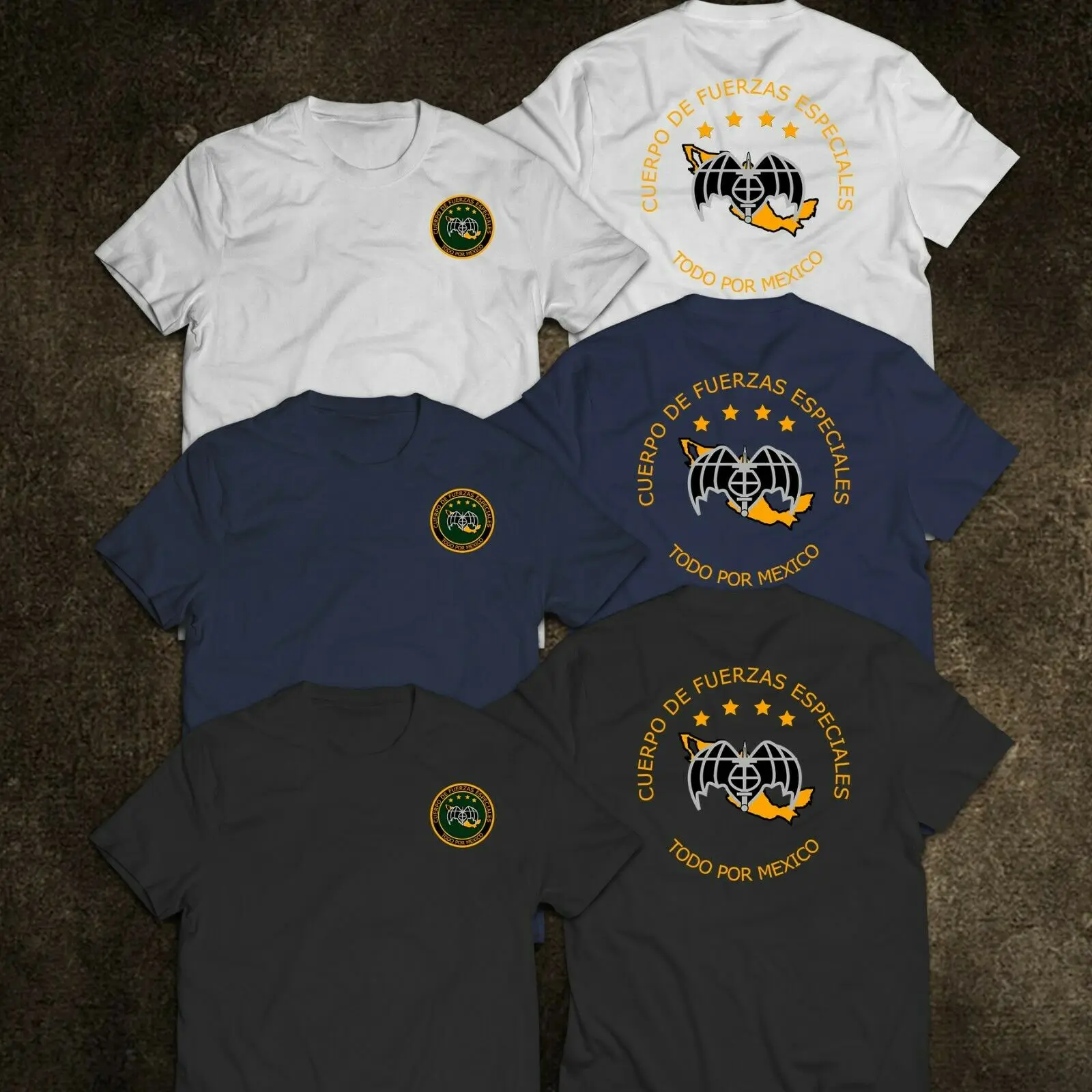 

NEW Mexico Fuerzas Especiales GAFES Special Force Army Military Men Tshirt