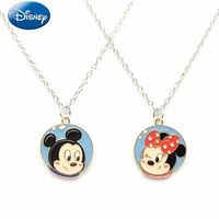 disney cartoon necklace mickey mouse anime figure stitch lotso modeling metal necklace fashion hip hop pendant for children