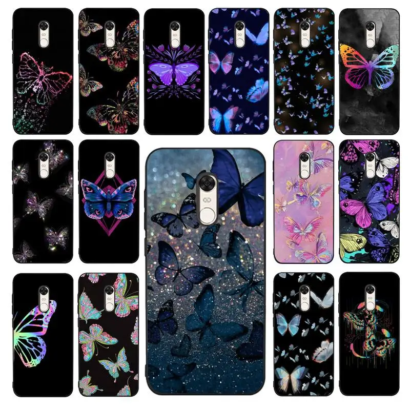 

BUTTERFLY Phone Case for Redmi 5 6 7 8 9 A 5plus K20 4X 6 cover