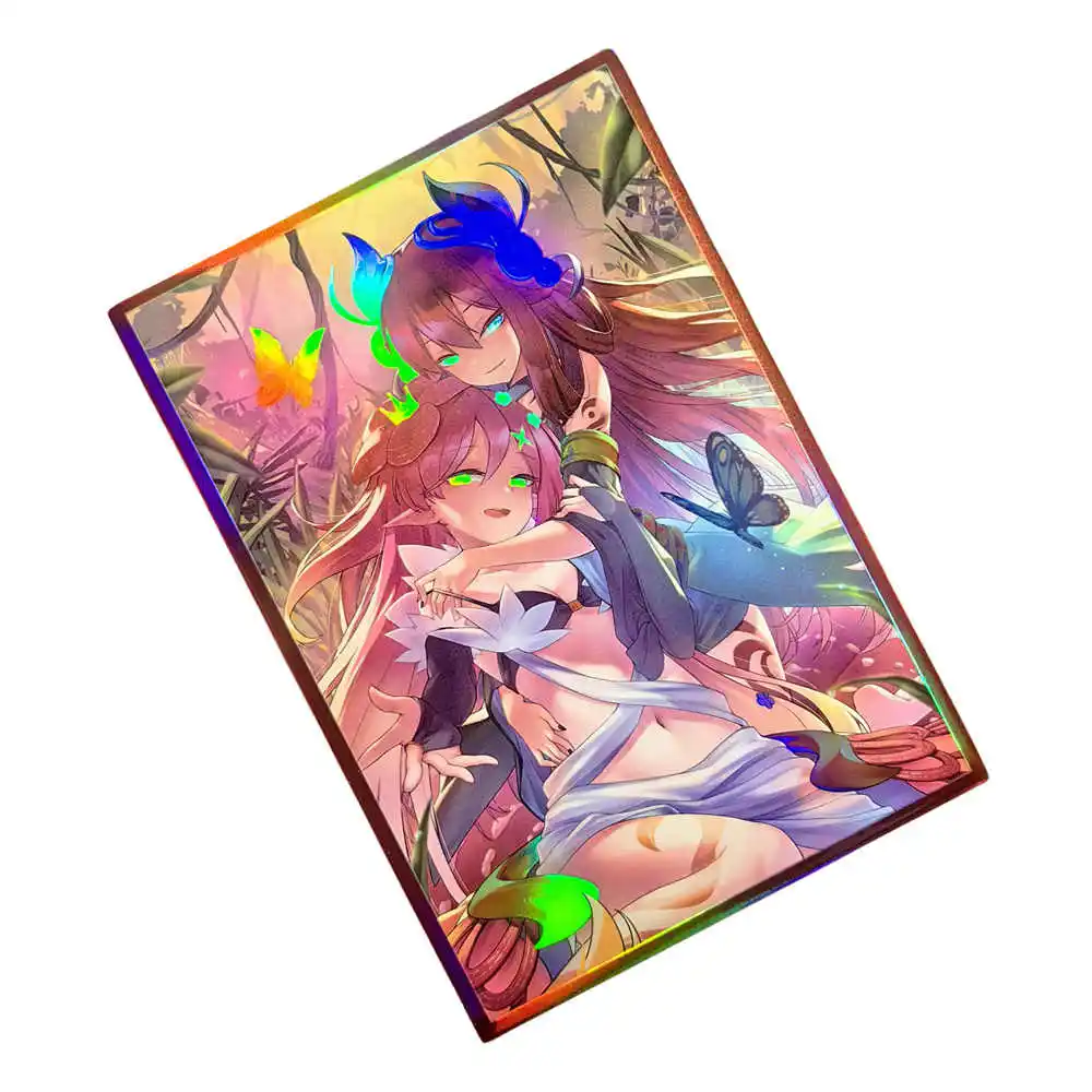 50 шт./компл. 63X90 мм своими руками Yu-Gi-Oh! Traptrix Nepenthes рукава для карт цветная