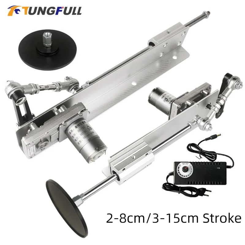 

Линейный привод с возвратно-поступательным циклом и ходом присоски 2-8 см 3-15 см постоянного тока 12 В/24 В с возвратно-поступательным движением, телескопический двигатель, контроль скорости
