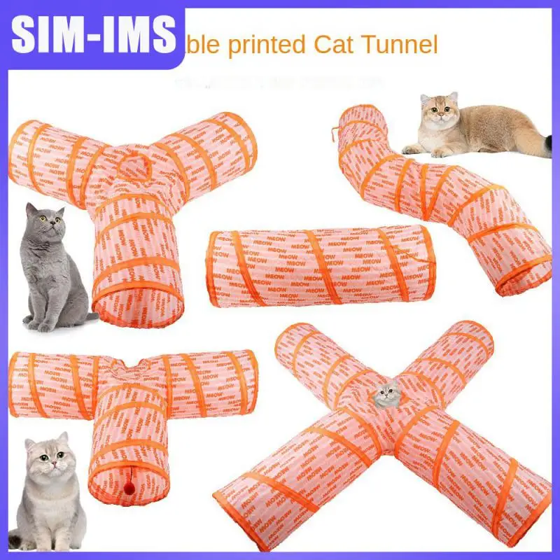 

Convenient Pet Training Interactive Toy Cat Toy Rabbit Animal Play Tubes Puppy Kitten Rabbit Play Tunnel Tube Foldable