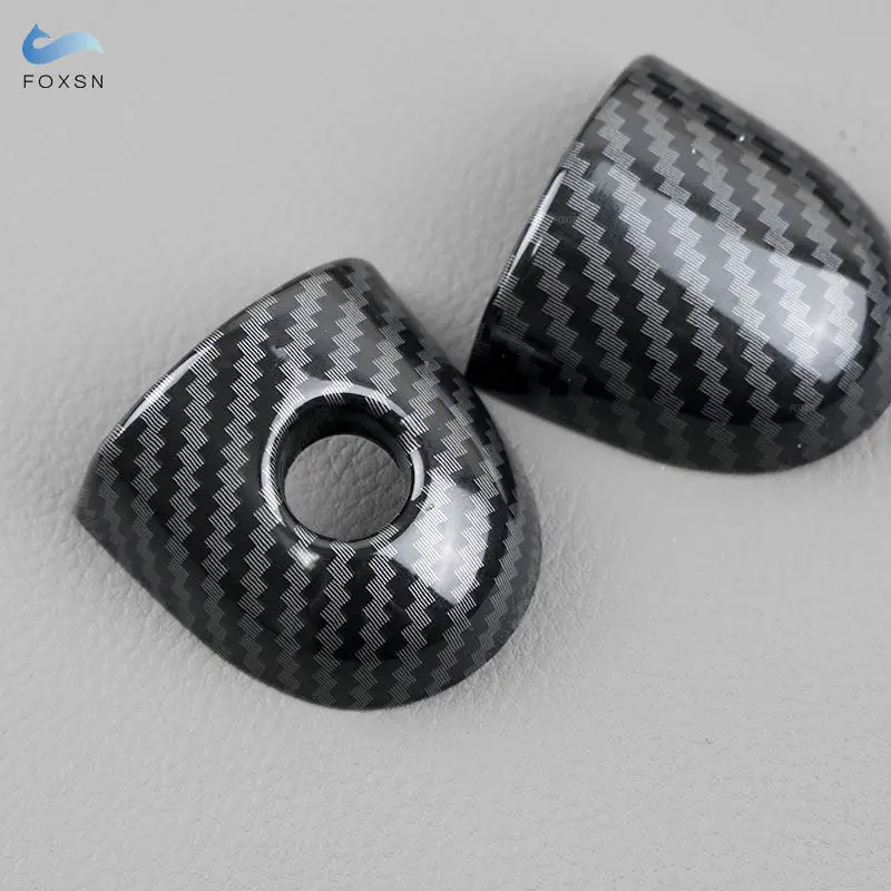 4 шт. ABS текстура углеродного волокна автомобильный Стайлинг наружные дверные