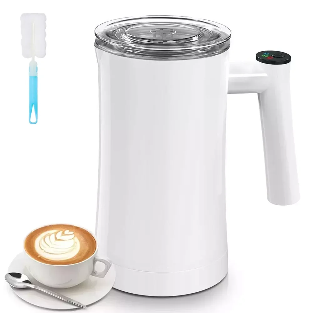 

Automatic Milk Frother Electric Cold/Hot Milk Steamer Cappuccino Machine Milk Foamer Frothing Stainless Steel Home Appliances