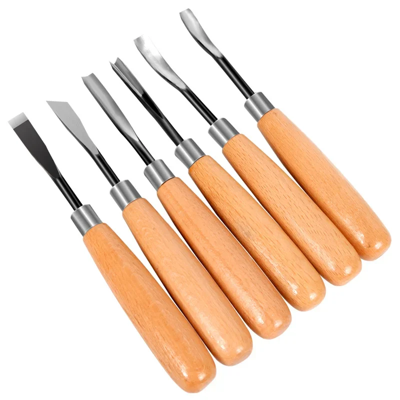 

6 шт., набор профессиональных ножей для резьбы по дереву