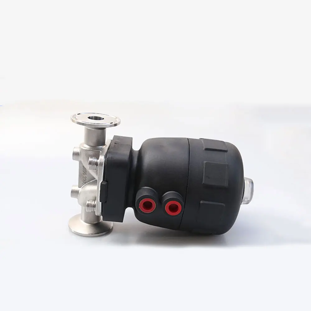 Фото DN8/10/15/20/25/32/40/50 x 1.5" Tri Clamp Sanitary Diaphragm Valve Pneumatically Actuated SUS 316L Stainless Homebrew Обустройство DN8/10/15/20/25/32/40/50 x 1.5" Tri Clamp Sanitary Diaphragm Valve Pneumatically Actuated SUS 316L Stainless Homebrew Обустройство