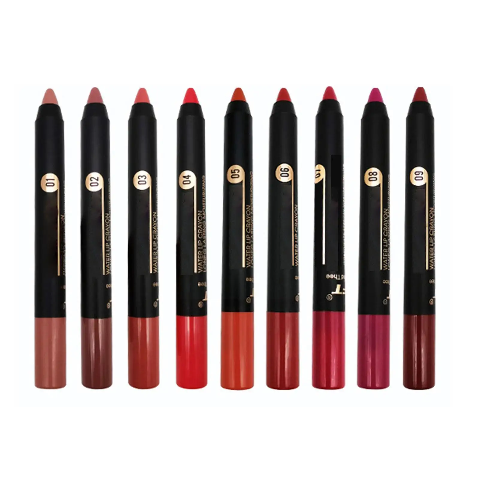 

9 Colors Cosmetic Professional Lipliner Waterproof Long Lasting Matte Girls Lady Lipsticks Pencil Lip Charming