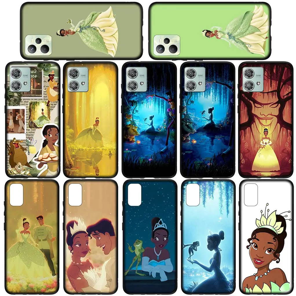 Гибкий чехол для телефона с принцессой и лягушкой Tiana Samsung Galaxy A10 A20 A53 A30 A51 A32 A50 A52 A12