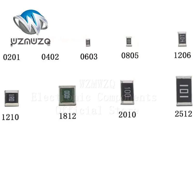 100 шт. 5% SMD резистор 0R ~ 10M 1/2W 1 10 1210 150 220 330 470 510 Ом Ω 1K 680 K 5K1 10K 910 1R 10R 100R 220R 330R