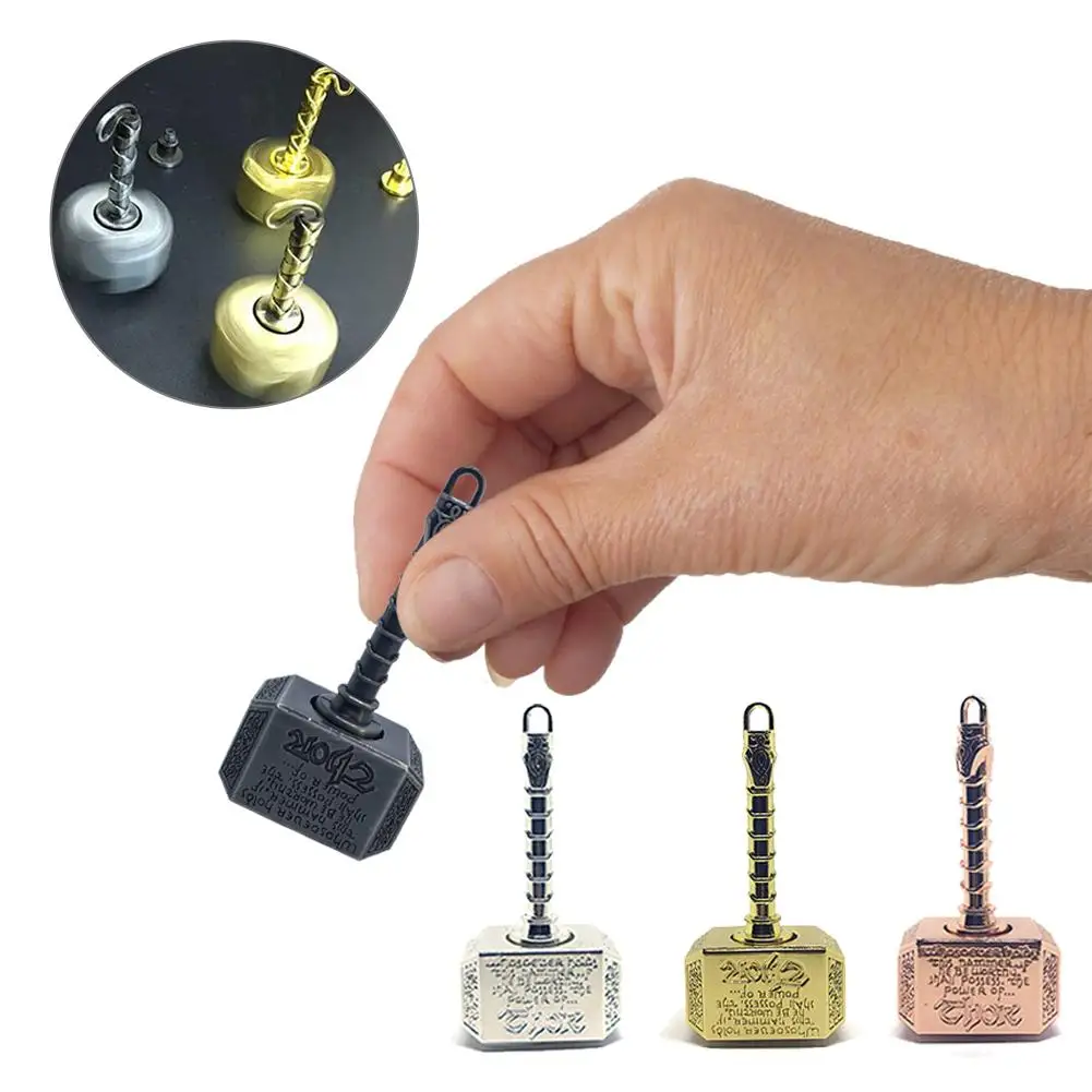 

Fidget Spinner Toys Portable Finger Gyro Toy Thors Battle Hammer Antistress Toys For Children/Adult Stress Relieve Metal Gift