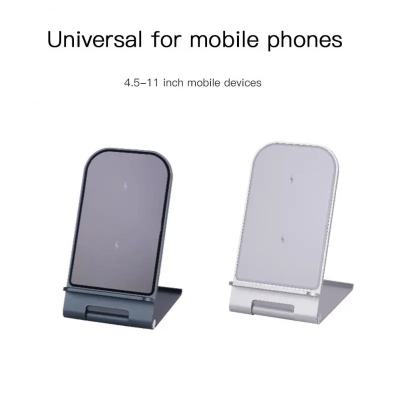 

Aluminum Alloy Wireless Charging Pad Portable Wireless Charging Bracket Wireless Charging Universal Mobile Phone Holder Folding