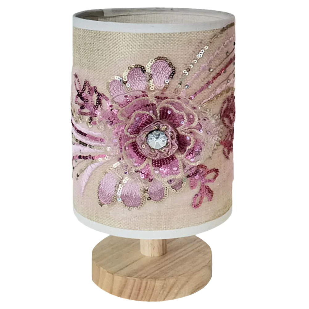 

Элегантный Настольный светильник, светильник для спальни, ночник, Настольный светильник, настольная лампа для спальни, тканевый светильник...